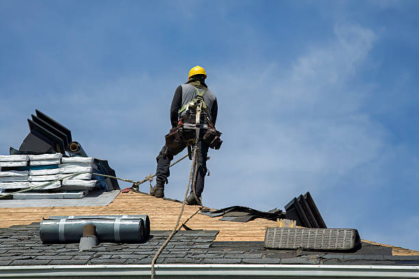 Professional Gutter Installation technician working in West Point, KY